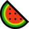 Watermelon emoji on Microsoft